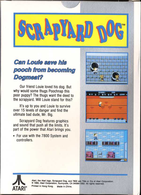 Scrapyard Dog Box Scan - Back